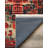 Jateen Collection Digital Print Cotton-Polyester Blend Red Black Rug-1782569159