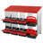 8-Compartment Chicken Nest Box Mental Box with Inclined Nesting Boxes