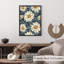 Motif floral de marguerites florales, motif de chalet non encadré-902057592