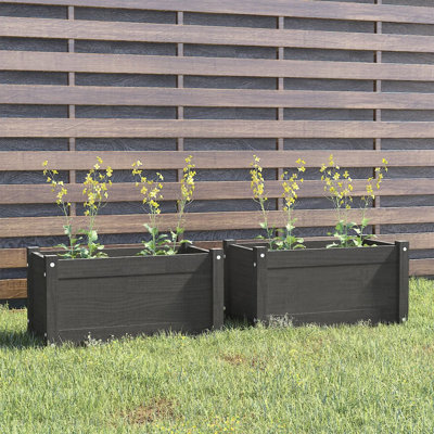 Wood Pot Planter