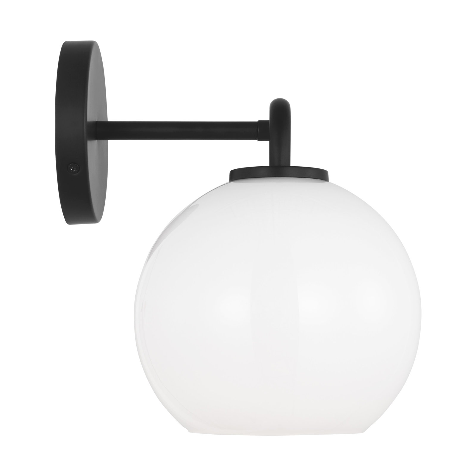Childerley 2 Light Vanity, Midnight Black, White