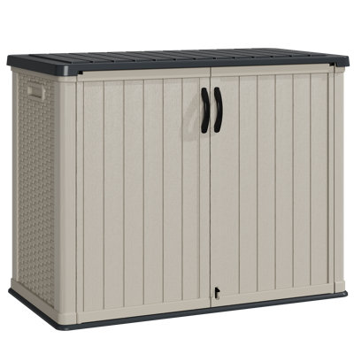 Secure Outdoor Storage, the Versatile Weather-resistant Cabinet,Without Shelves by Furmax