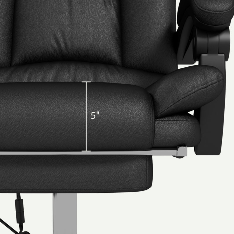 Fauteuil de bureau Vinsetto, Noir, noir, noir, noir