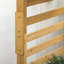 Support en treillis pour plantes en bois Outsunny avec 5 boîtes à fleurs suspendues