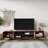 94.4" Walnut TV Stand With Storage