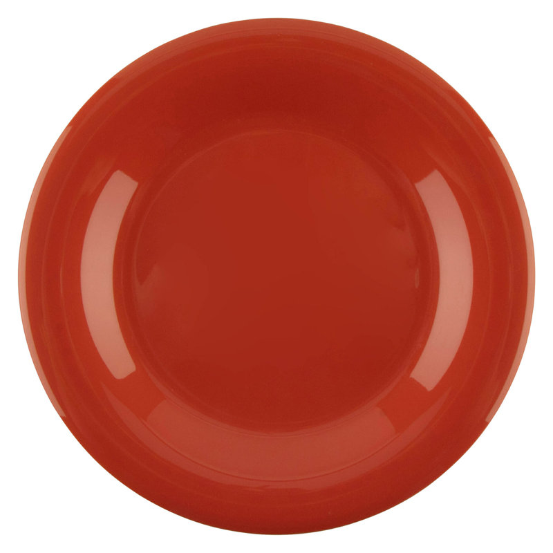  Assiette à salade ou à dessert en mélamine 7,5 po, 4 pièces, Orange