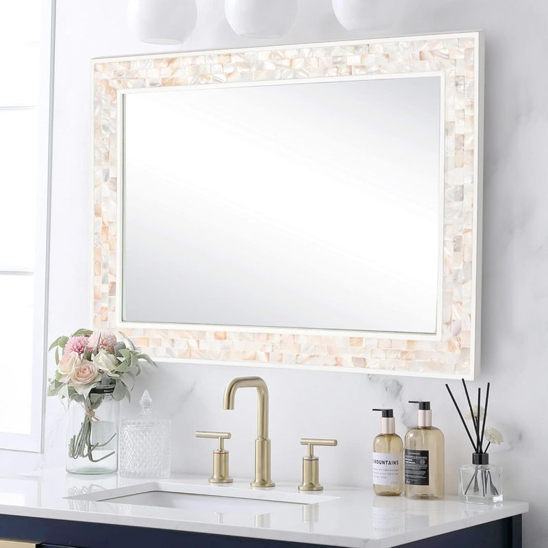 White Bathroom Mirror