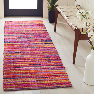 Nidhi Rag Rug Hand Woven Cotton Abstract Rug