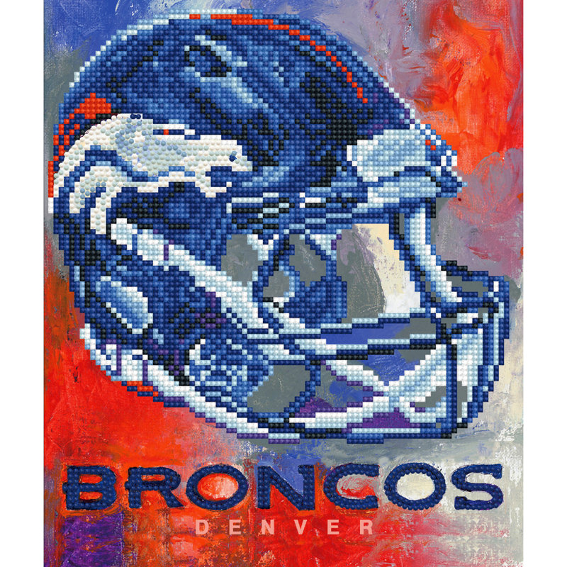 KIT DE PEINTURE DIAMANT NFL DENVER BRONCOS, NFL Denver Broncos