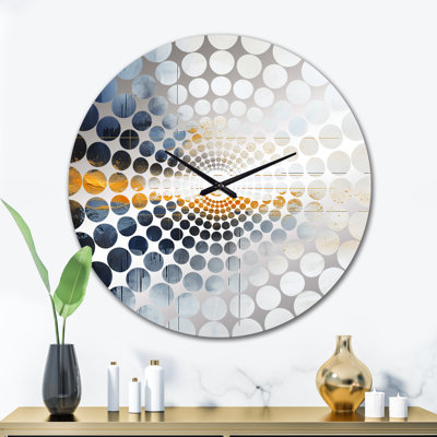 Akkash - Abstract Painting Wall Clock
