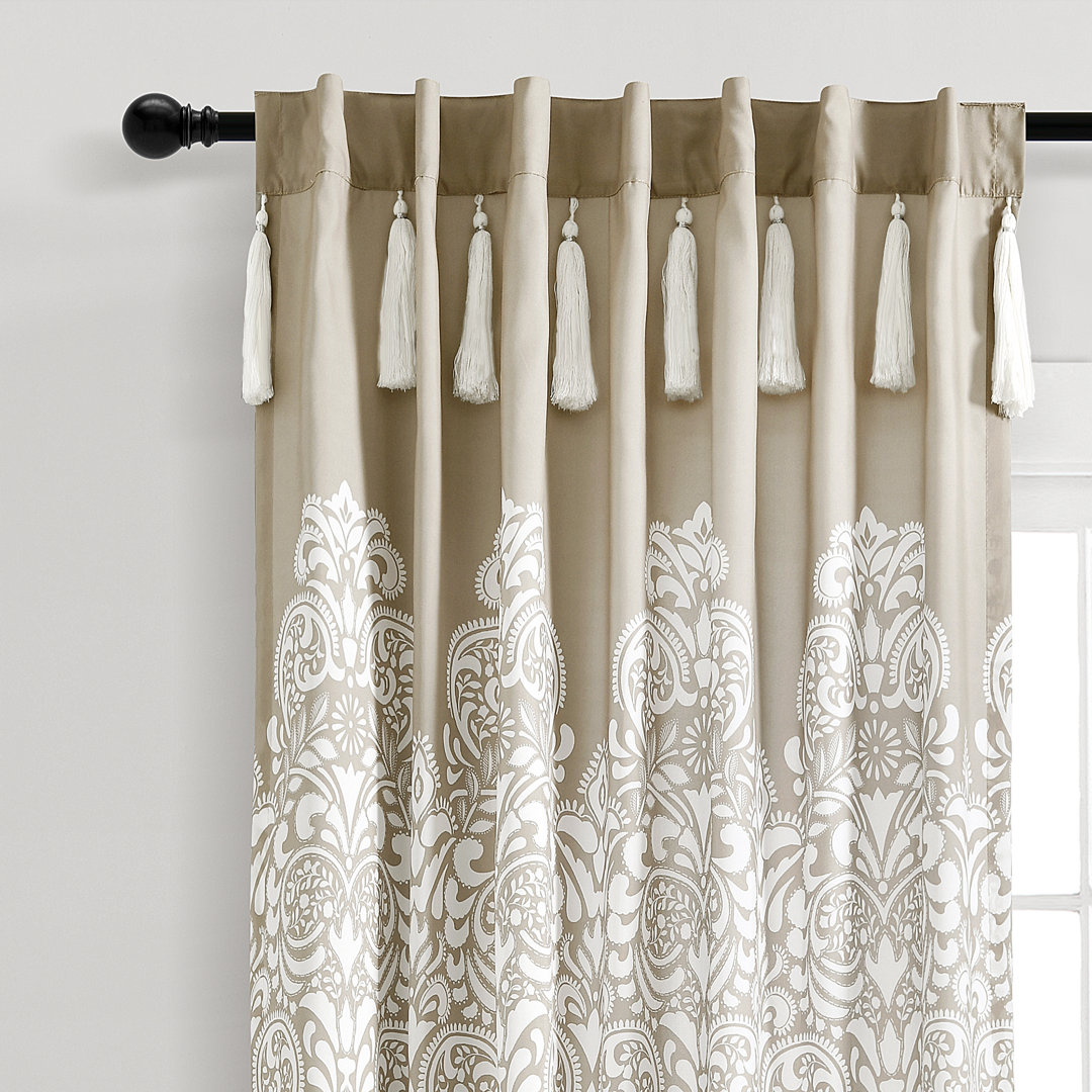 Polyester Room Darkening Curtain Pair (Set of 2) Lush Decor Curtain 