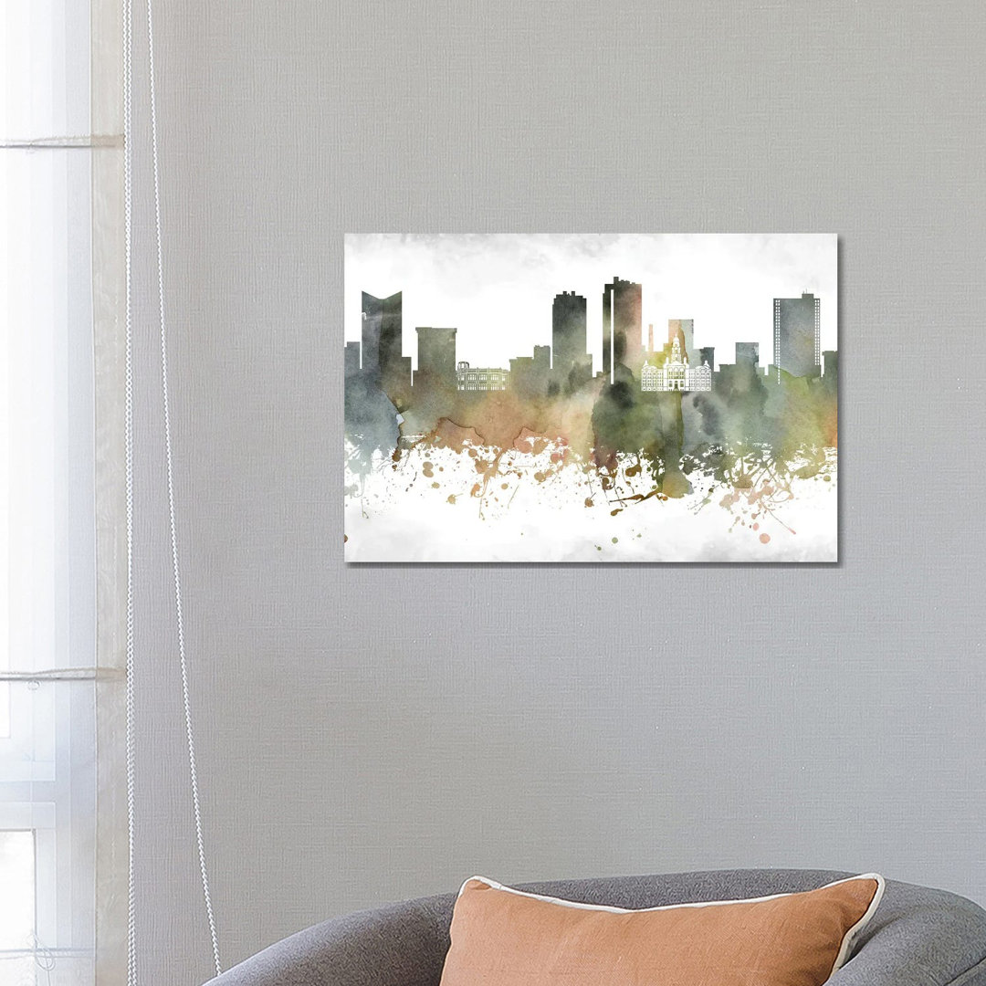 Fort Worth Skyline by WallDecorAddict - Wrapped Canvas Print