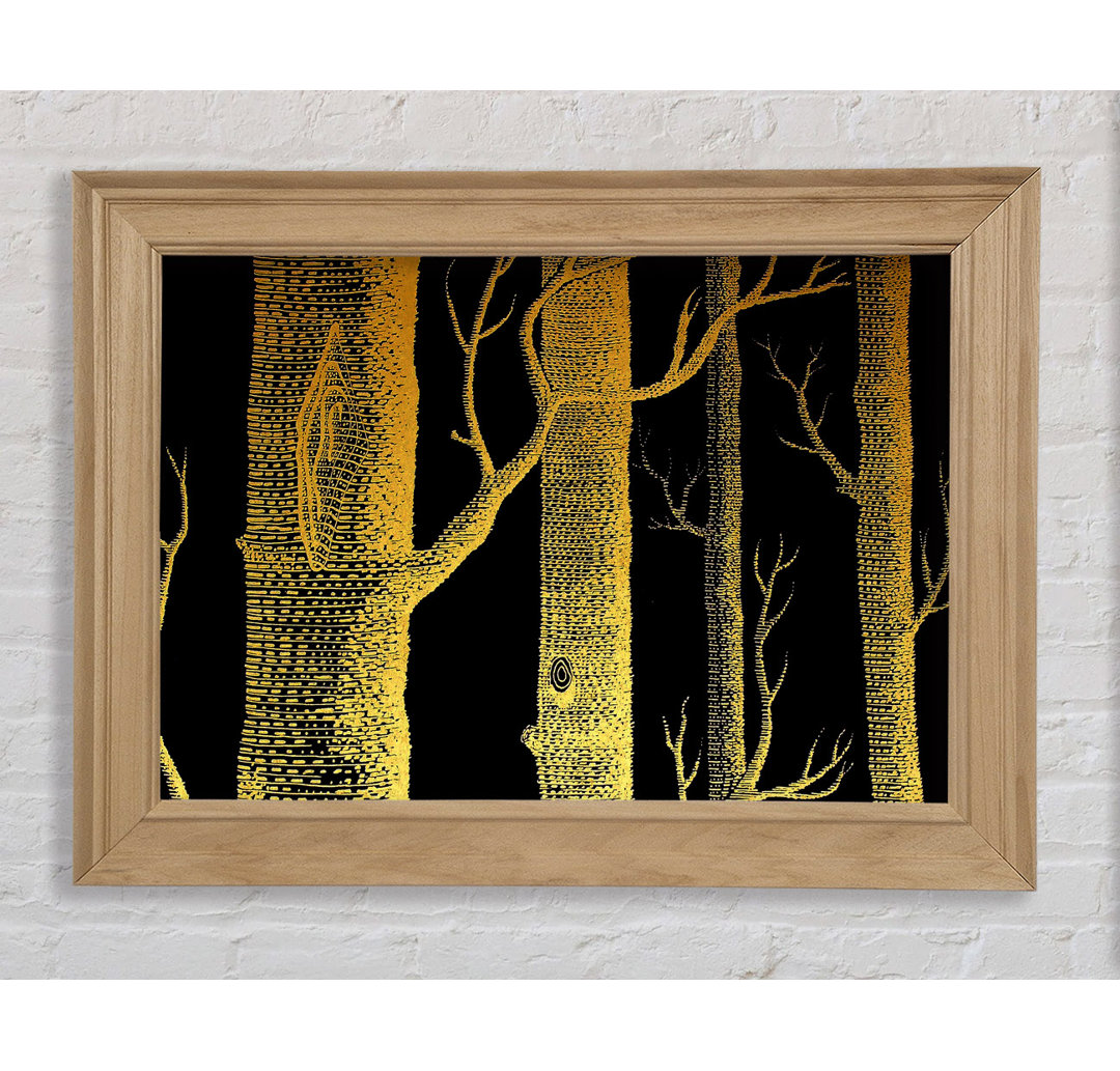 The Night Time Woodland - Bilderrahmen Kunstdrucke