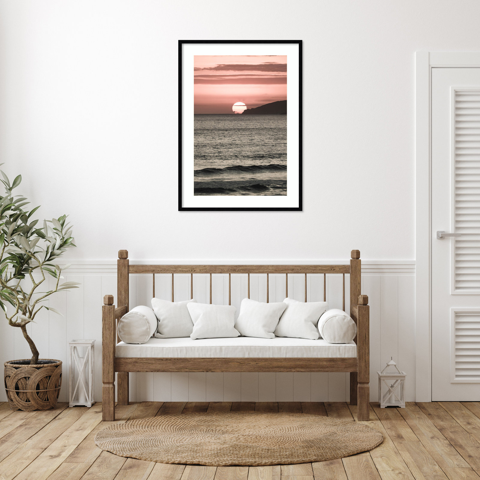 Daisey "Melting Skies" Print, Black, 41" H x 30" W
