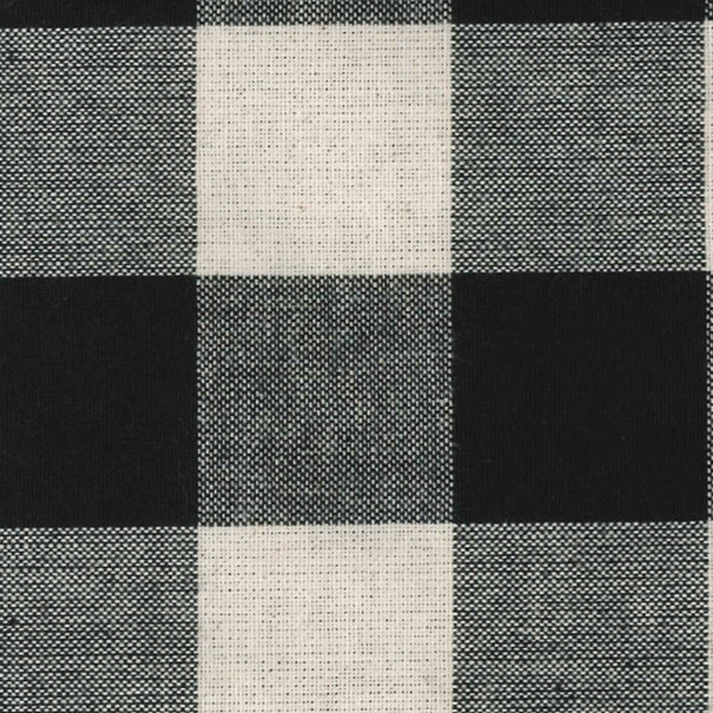 Serviette en coton 18" table, Noir