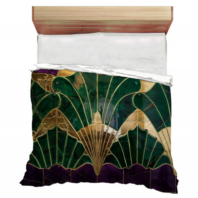 Trendy Floral Plush Microfiber / Polyester Comforter
