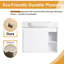 Meuble-lavabo simple Marnar 28 po avec comptoir en céramique, meuble-lavabo mural avec lavabo en céramique-1676833056-1676833063