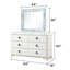 Commode 6 tiroirs Laguna