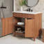 Meuble-lavabo sur pied simple 36 po avec plateau en céramique Modway Miles-92590988-92590990