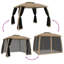 3m x 3m Powder Coated Steel Gazebo-108051822