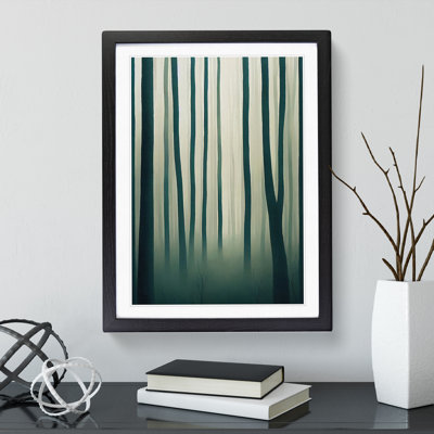 Misty Forest - Framed Print