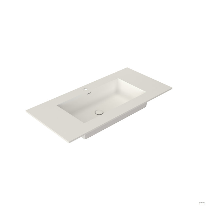 Stone Resin Solid Surface Bathroom Vanity Basin Sink