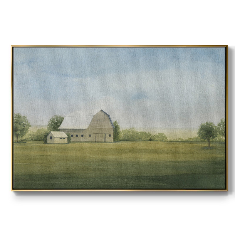 «Grove Farm II», reproduction sur toile encadrée, H 25 po x l 37 po x P 2 po, Or