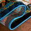 Tapis rétro bleu / ivoire Hamadan 260-370008914