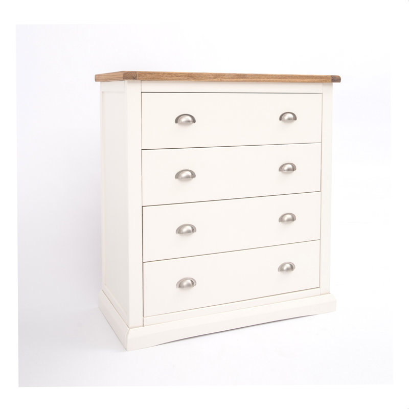 Newport 90cm W 4 - Drawer Chest of Drawers, Off White