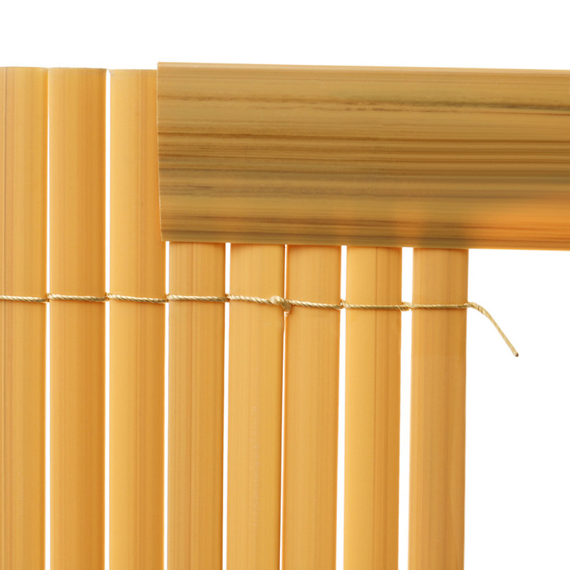 Losoya 2.54cm H x 254cm W Yellow Composite Fence Panels