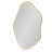 Irregular Wall Mirror with Metal Frame,Asymmetrical Decorative Mirror for Living Room, Hallway-167047343-167047328