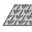Tapis gris clair / noir Power Loom-801140214