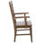 Yelena Double X-Back Arm Chair-1833408381