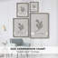 Impression florale vintage encadrée CLXIX - bois massif-551239232
