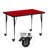 Goddard Mobile 24''W x 48''L Rectangular HP Laminate Activity Table - Adjustable Legs-40433198-12526312