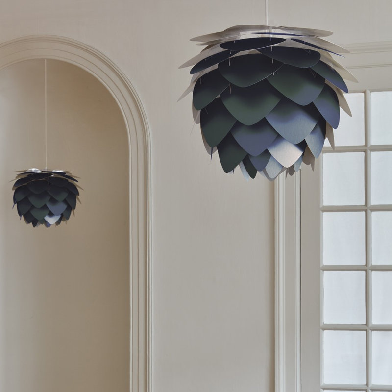 Aluvia 1 - Light Novelty Pendant, Gris anthracite, H 18,90 po x l 23,20 po