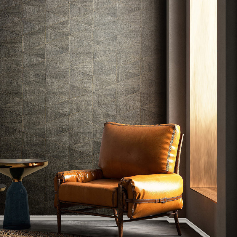 33cmm x 33cm Matte Wallpaper Roll, Brown