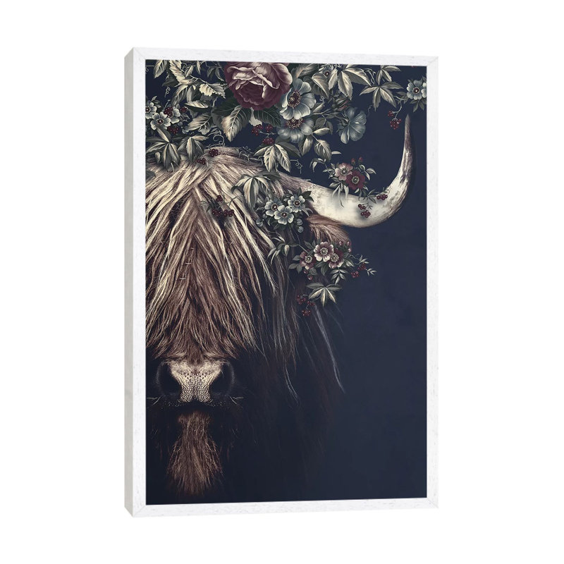 Highlander II 1 Piece Wall Art on Canvas, 66.04 cm H x 45.72 cm W, White Framed