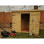 Shiplap Pent 12 ft. W x 5 ft. D Wooden Tongue & Groove Garden Shed