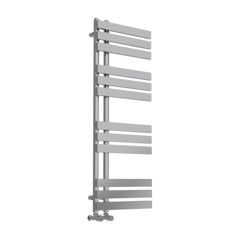 Arulappu Designer Towel Rail Heated Towel Rails, 120cm H x 45cm W, Chrome