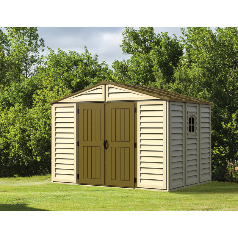 Woodbridge Plus 10.5 ft. W x 8 ft. D Plastic Storage Shed