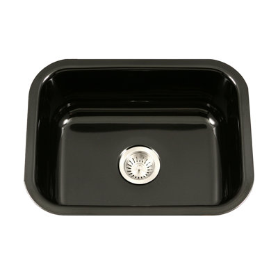 Porcela 22.75'' L Single Bowl Steel Kitchen Sink