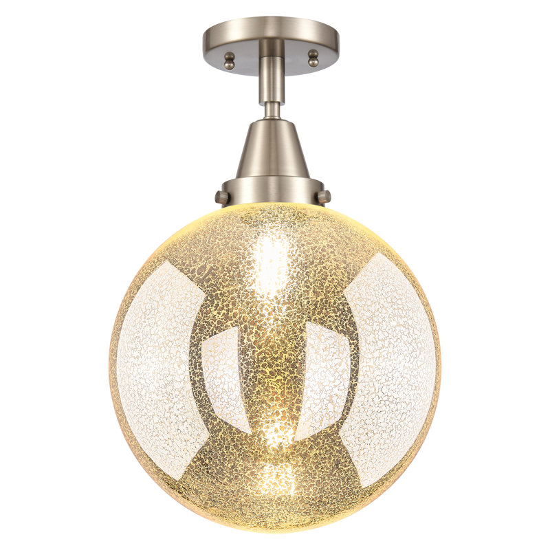 Plafonnier encastré Beacon, Nickel satiné brossé