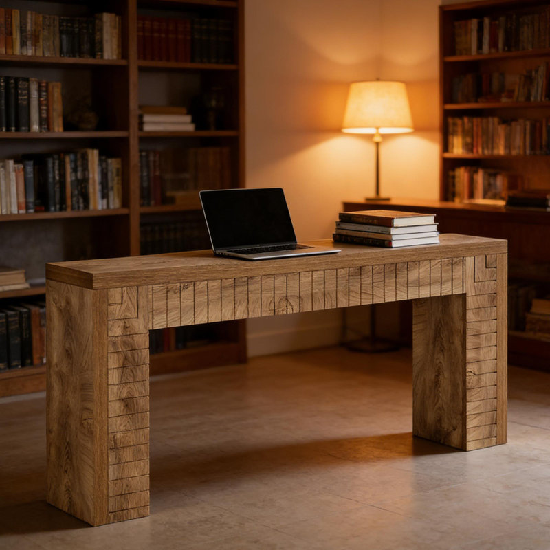 Console de style artistique, canapé, table d'appoint