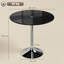 HOMCOM Round Bar Table with Steel Frame for 4-387805377