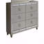 Commode à pierres précieuses argent