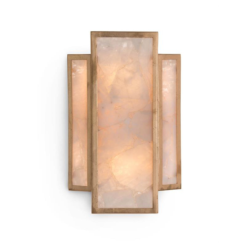 Solid Brass Flush Mounted Sconce