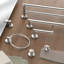 Porte-serviettes mural double 24 po Glam Double |-71396018