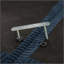 Canapé RSF en velours côtelé avec 1 coussin - bleu-888023442-888023440
