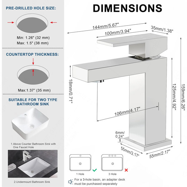 Dimensions du produit